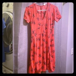 Floral gap dress, fitted